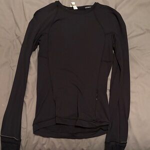 lululemon athletica Classic Black Long Sleeve Top